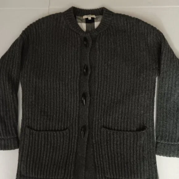 MADEWELL MERINO WOOL ALPACA BLEND CARDIGAN SWEATER - Picture 3 of 14